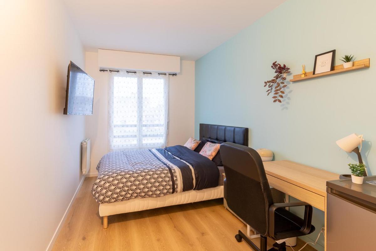 مبيت وإفطار Le Beau Refuge Parisien De Cergy - Parisian Modern Flat At سيرُجي المظهر الخارجي الصورة